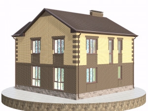 residential house bp-3 3D Model