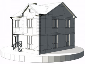 residential house bp-3 3D Model