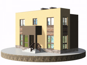 residential house bp-5 3D Modell