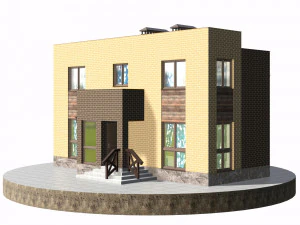 residential house bp-5 3D Model