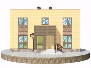 residential house bp-5 3D Modell