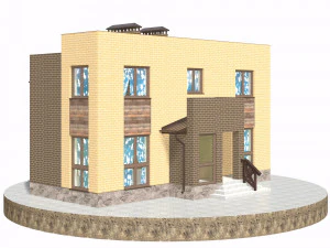 residential house bp-5 3D Model