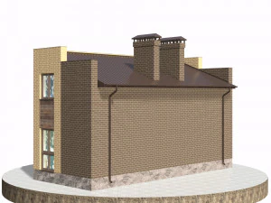 residential house bp-5 3D Model