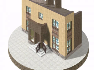 residential house bp-5 3D Model