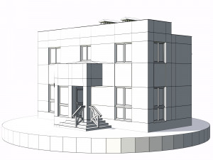 residential house bp-5 3D Modell