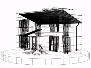 residential house bp-5 3D Modell