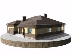 residential house bp-6 3D Model