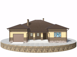 residential house bp-6 Model 3D