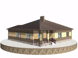 residential house bp-6 3D Model