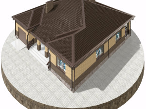 residential house bp-6 Model 3D