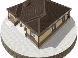residential house bp-6 3D Model