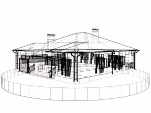 residential house bp-6 Model 3D