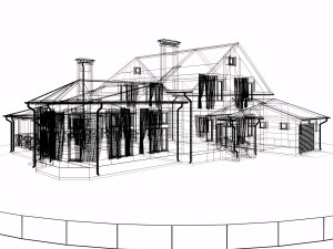 residential house bp-7 Modelo 3D