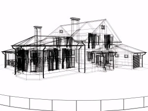 residential house bp-7 3D Model