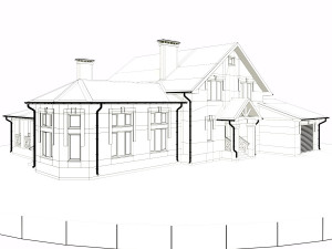 residential house bp-7 Modelo 3D