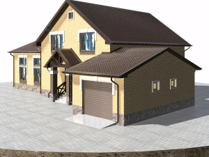residential house bp-7 3D Model