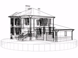 주거용 주택 bp-8 3D 모델