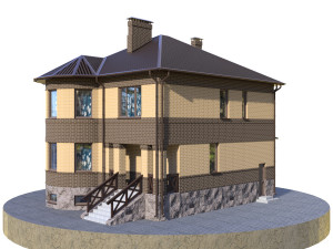 residential house bp-9 3D 모델