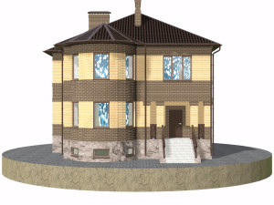 residential house bp-9 Model 3D