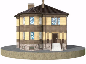 residential house bp-9 3D Model