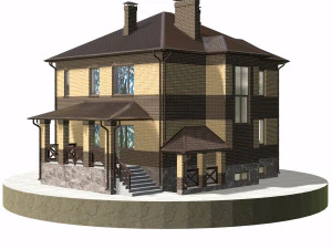 residential house bp-9 3D Model