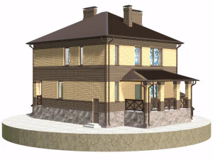residential house bp-9 3D Model