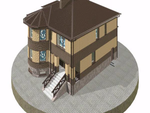 residential house bp-9 3D Model