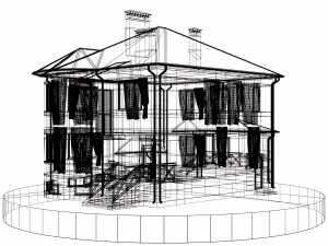 residential house bp-9 3D Model