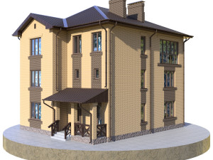 residential house bp-10 3D 모델