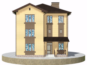 residential house bp-10 Modèle 3D