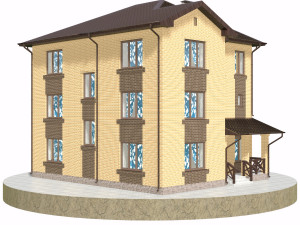 residential house bp-10 Modèle 3D