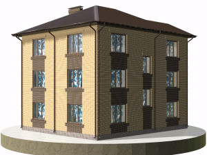 residential house bp-10 Modèle 3D