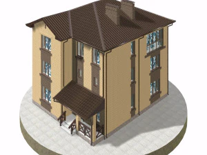 residential house bp-10 3D Model