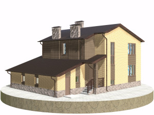 residential house bp-11 3D Model