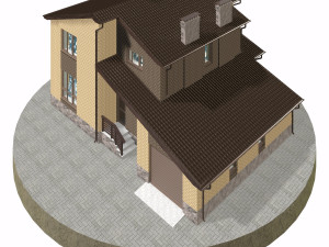 residential house bp-11 3D Model