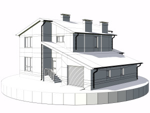 residential house bp-11 3D Model