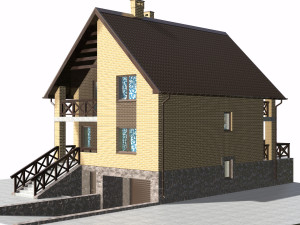 residential house bp-12 3D Модель