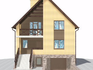 residential house bp-12 3D Модель