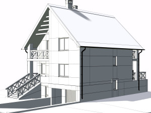 residential house bp-12 3D Модель