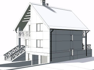 residential house bp-12 3D Model