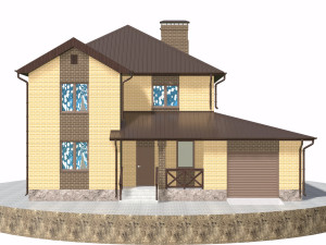 residential house bp-13 Model 3D