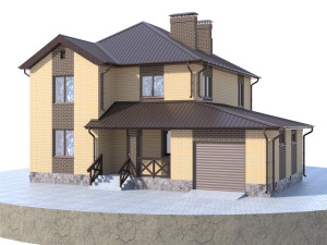 residential house bp-13 3D 모델