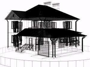 residential house bp-13 Model 3D
