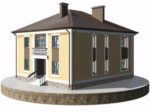 residential house bp-14 3D Модель