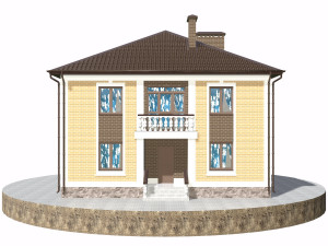 residential house bp-14 3D Модель