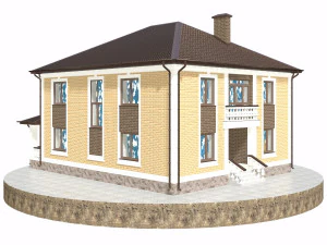 residential house bp-14 3D Model