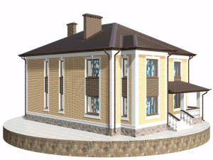 residential house bp-14 3D Модель