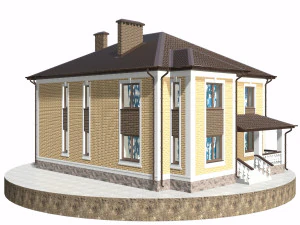 residential house bp-14 3D Model