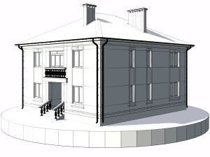 residential house bp-14 3D Модель
