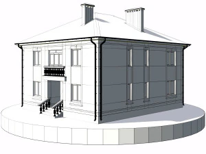 residential house bp-14 3D Model